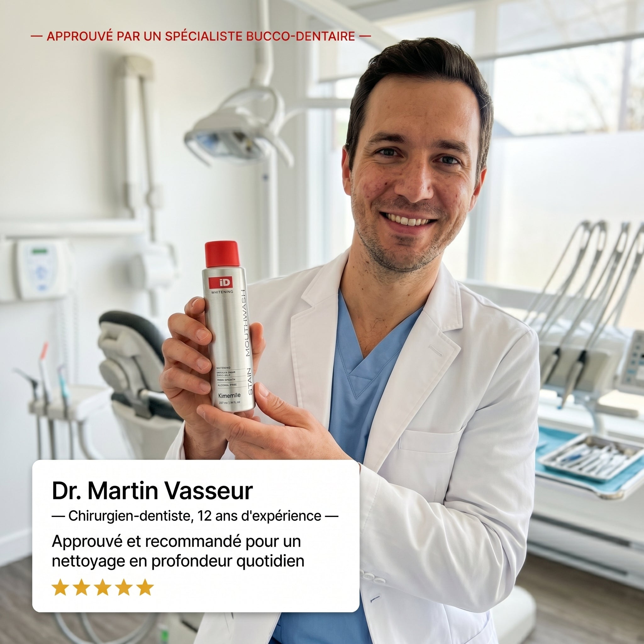 Bain de bouche blanchissant coréen iD KimSmile