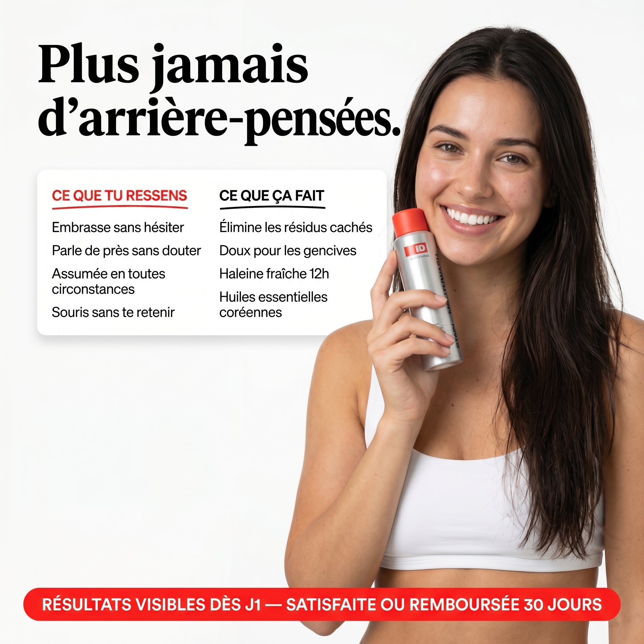 Bain de bouche blanchissant coréen iD KimSmile