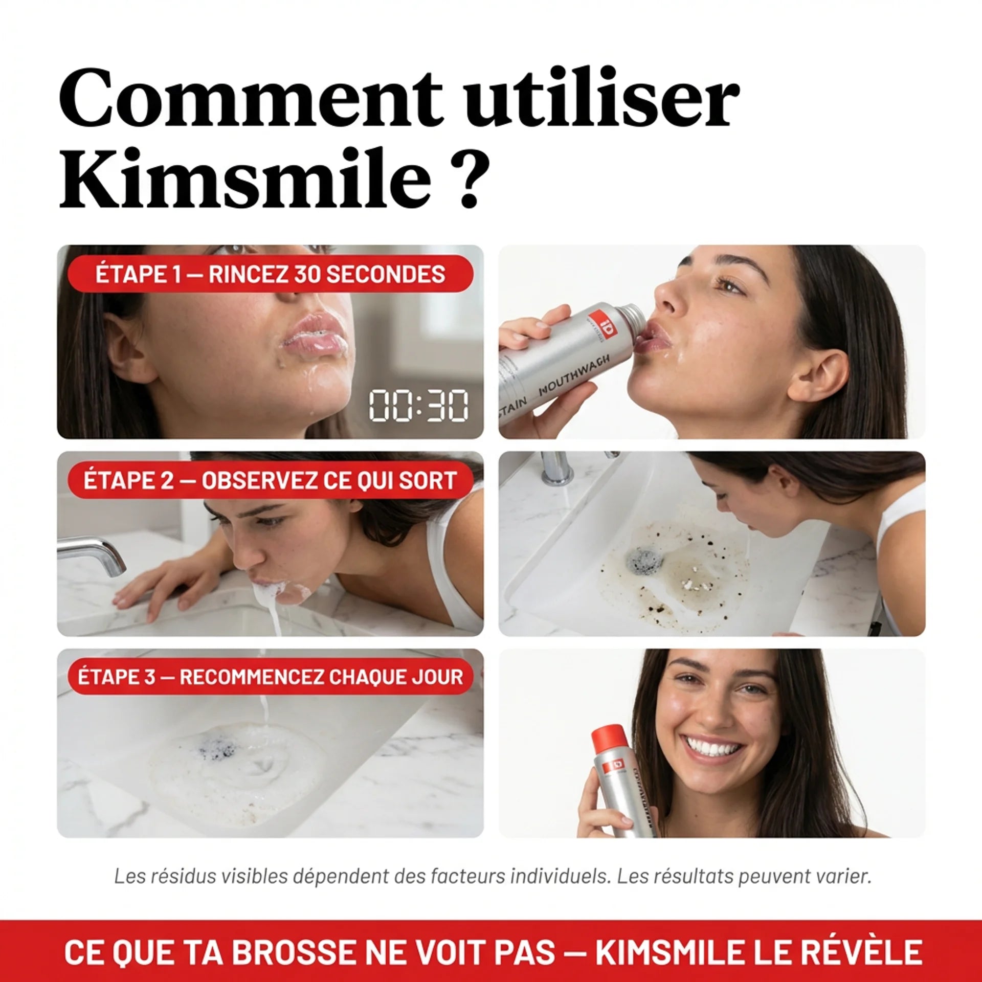 Bain de bouche blanchissant coréen iD KimSmile